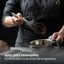 Batidor varillas manual acero inox 25cm