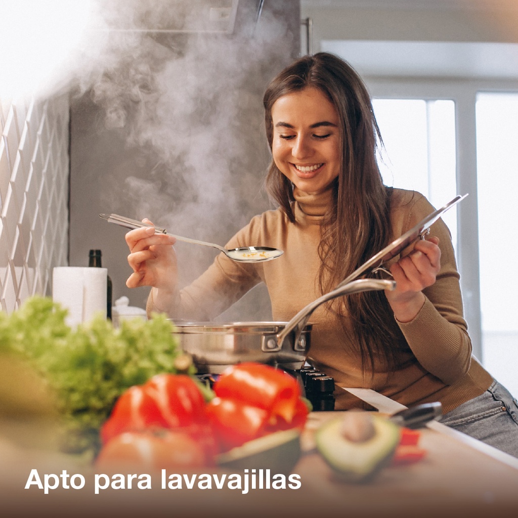 Cuchara acero inox 32cm