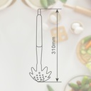 Cuchara de pasta acero inox 31cm