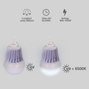 Lámpara LED mata insectos 6W 3xAAA
