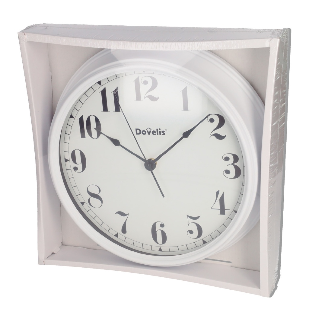 Reloj cocina Vintage Blanco