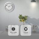 Reloj cocina Vintage Blanco