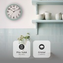 Reloj cocina Vintage Verde Mint