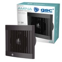 Extractor doméstico Amina Ø100mm Negro