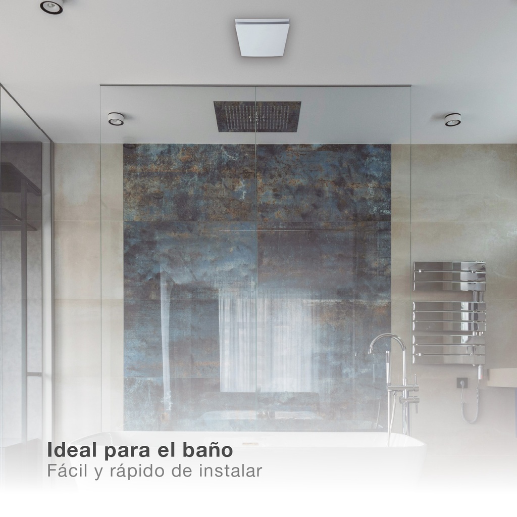 Extractor doméstico oculto Larino Ø100mm