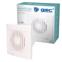 Extractor doméstico Amina Ø100mm Blanco