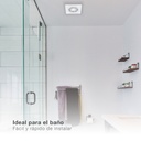 Extractor doméstico Amina Ø100mm Blanco
