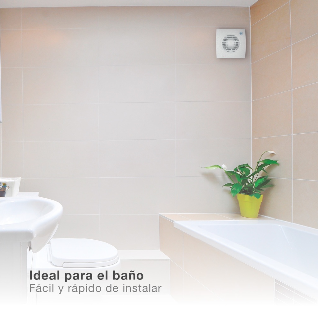 Extractor doméstico Lapai con sensor de movimiento Ø100mm