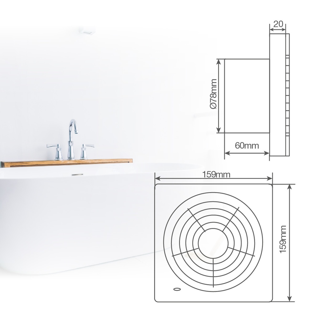 Extractor doméstico Nagod Ø80mm