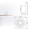 Extractor doméstico Nagod Ø80mm