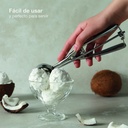 Cuchara para helado acero inox Ø5cm
