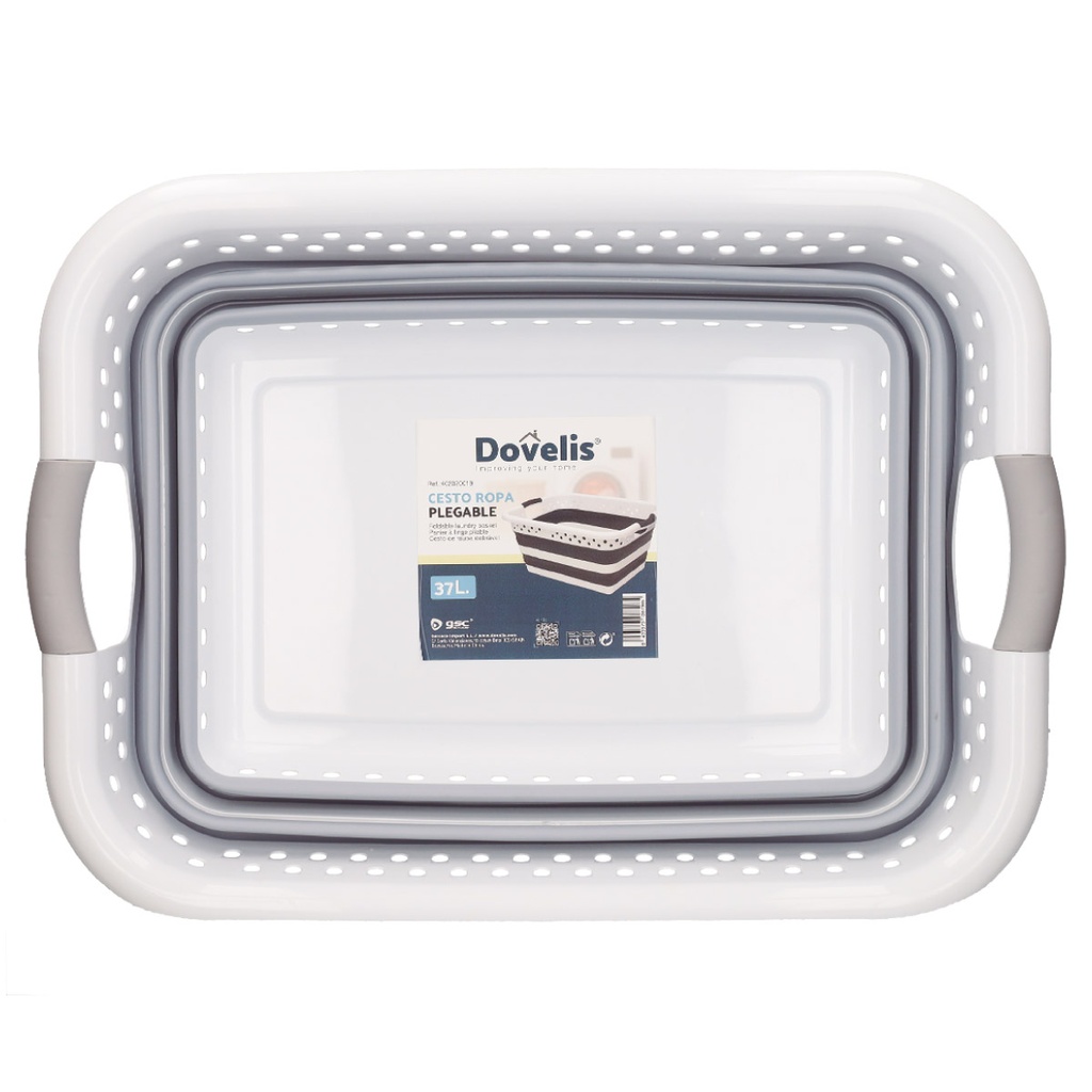 Cesto ropa plegable 37L
