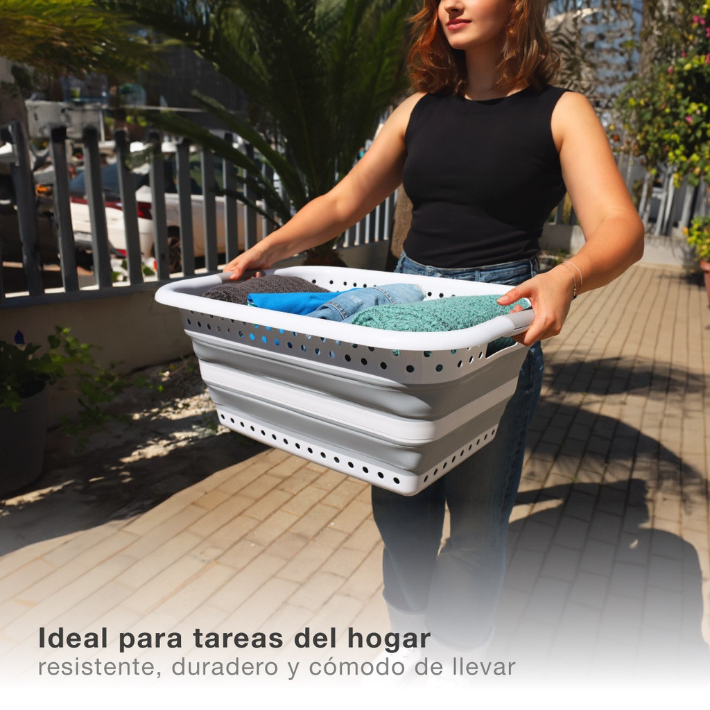 Cesto ropa plegable 37L