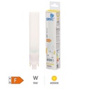 Bombilla LED PL 9W G24 4000K