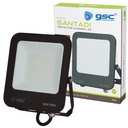 Proyector aluminio LED Santadi 50W 6500K IP65 Negro