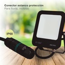 Proyector aluminio LED Santadi 50W 6500K IP65 Negro