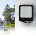 Proyector aluminio LED Santadi 100W 6500K IP65 Negro