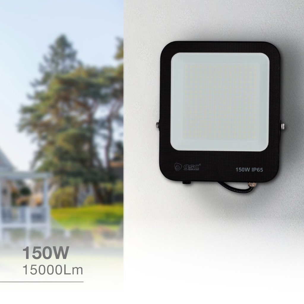 Proyector aluminio LED Santadi 150W 6500K IP65 Negro