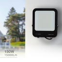 Proyector aluminio LED Santadi 150W 6500K IP65 Negro