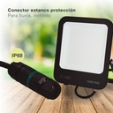 Proyector aluminio LED Santadi 150W 6500K IP65 Negro