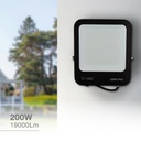 Proyector aluminio LED Santadi 200W 6500K IP65 Negro