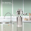 Escurrecubiertos acero inox