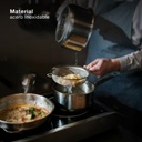 Colador malla acero inox Ø20cm