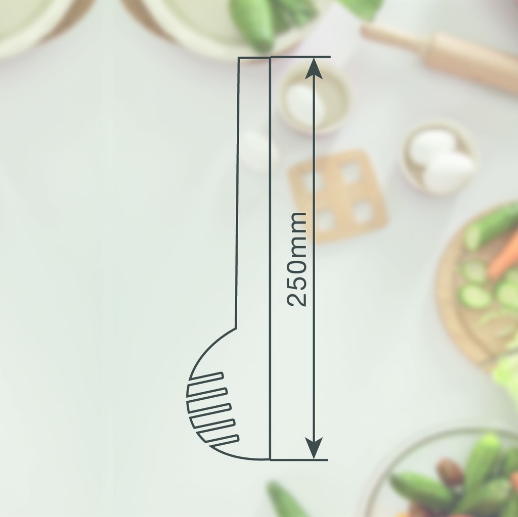 Pinza para pasta acero inox 25cm