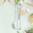Pinza para pasta acero inox 25cm
