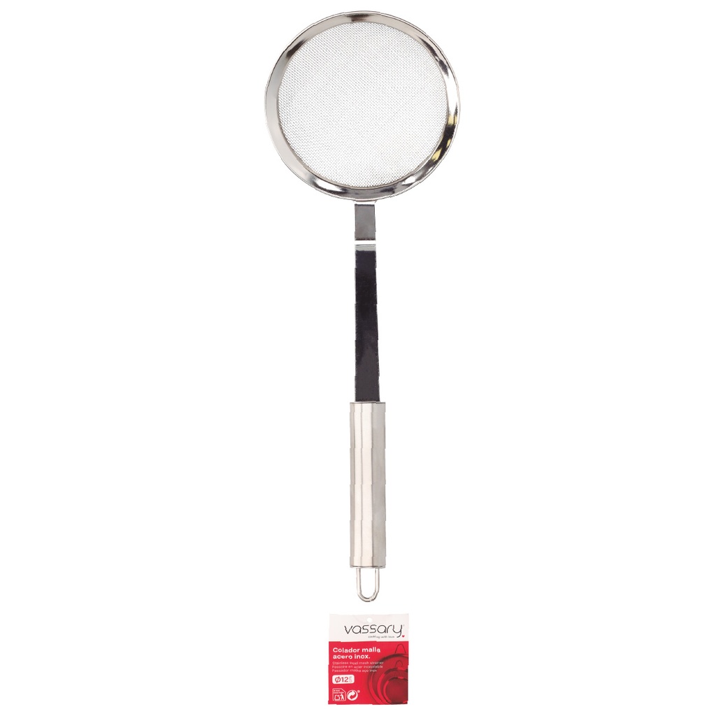 Espumadera malla acero inox Ø12cm