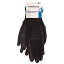 Guante poliéster y poliuretano Negro - Talla 8
