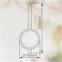 Colador malla acero inox Ø10cm