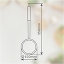 Espumadera malla acero inox Ø12cm