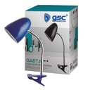 Flexo de escritorio con pinza Gaeta E27 Azul
