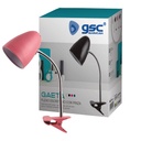Flexo de escritorio con pinza Gaeta E27 Rosa