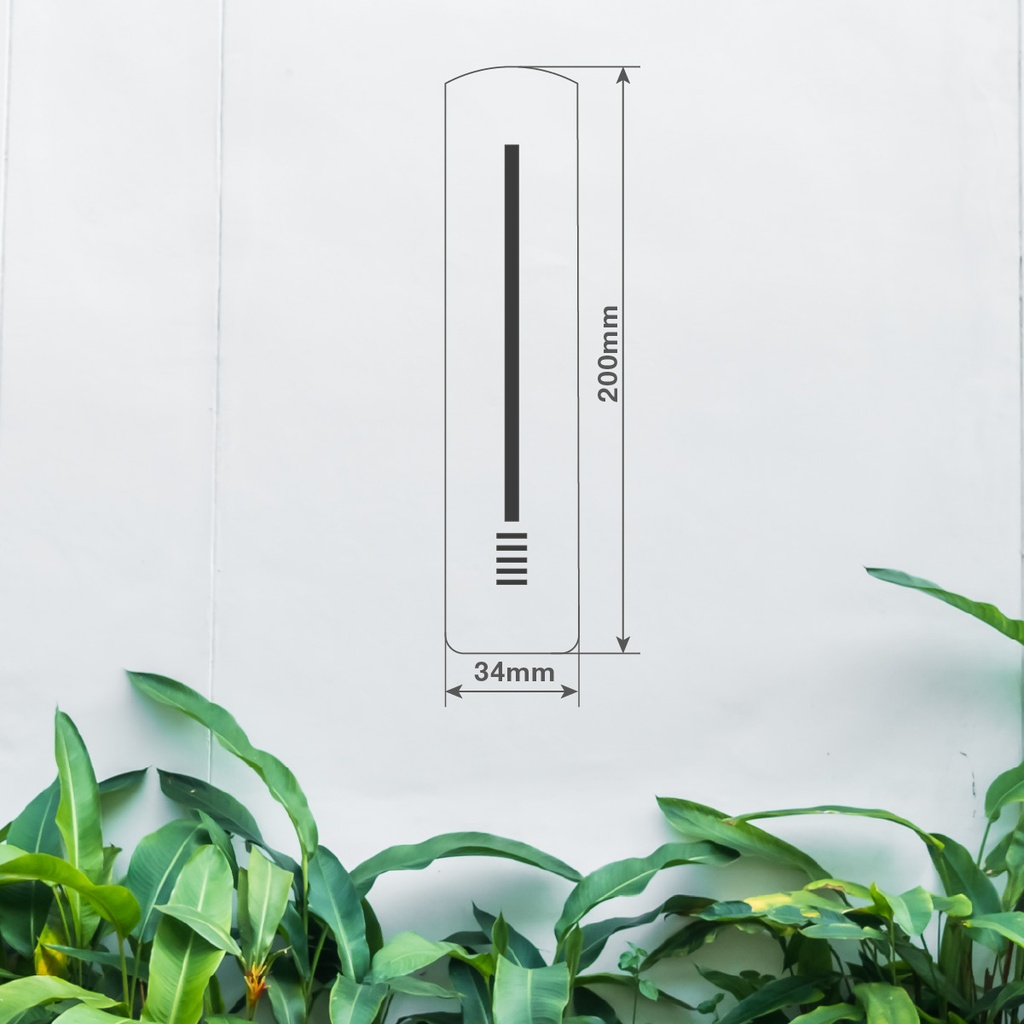 Termometro analogico de madera Celsius