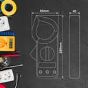 Multímetro Digital a pinza con puntas y cable. - Blíster