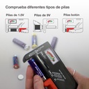Comprobador de pilas - Blíster
