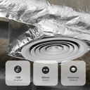 Cinta multiusos de Aluminio 50mm 10M