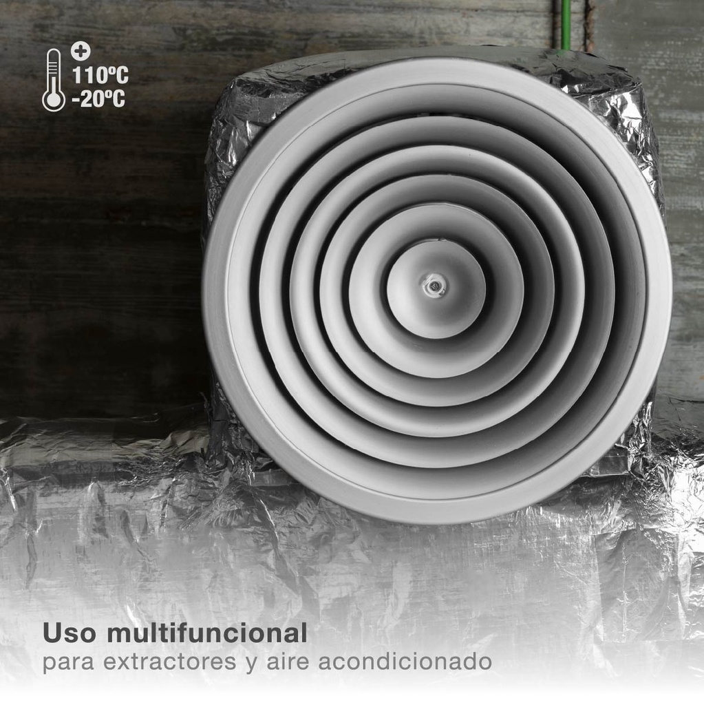 Cinta multiusos de Aluminio 50mm 10M