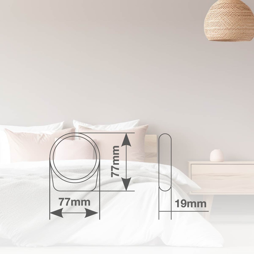 Reloj despertador analógico de bolsillo/sobremesa
