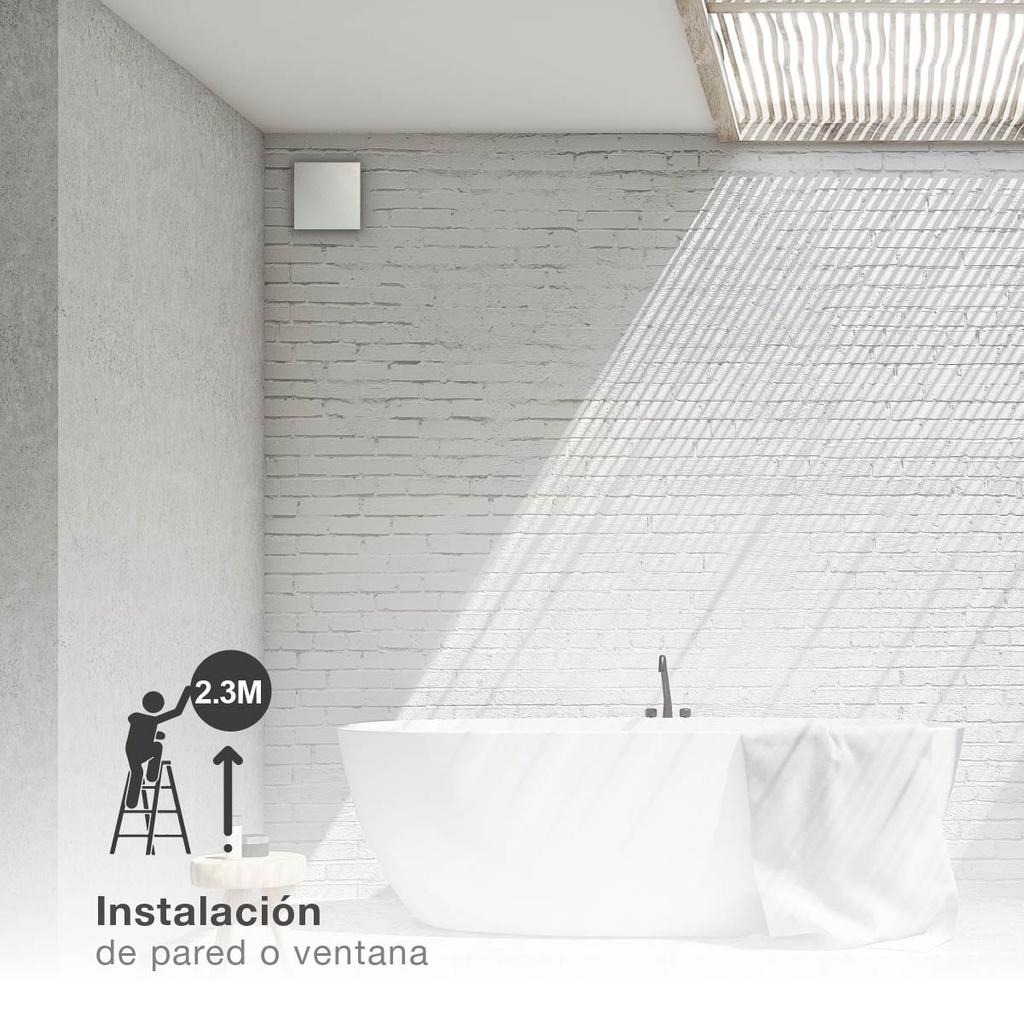 Extractor doméstico oculto Milas Ø100mm