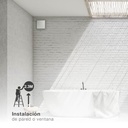 Extractor doméstico oculto Milas Ø100mm