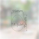 Temporizador minutero de cocina huevo