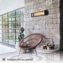 Estufa para exterior tubos de carbono Bayir Máx. 2000W 