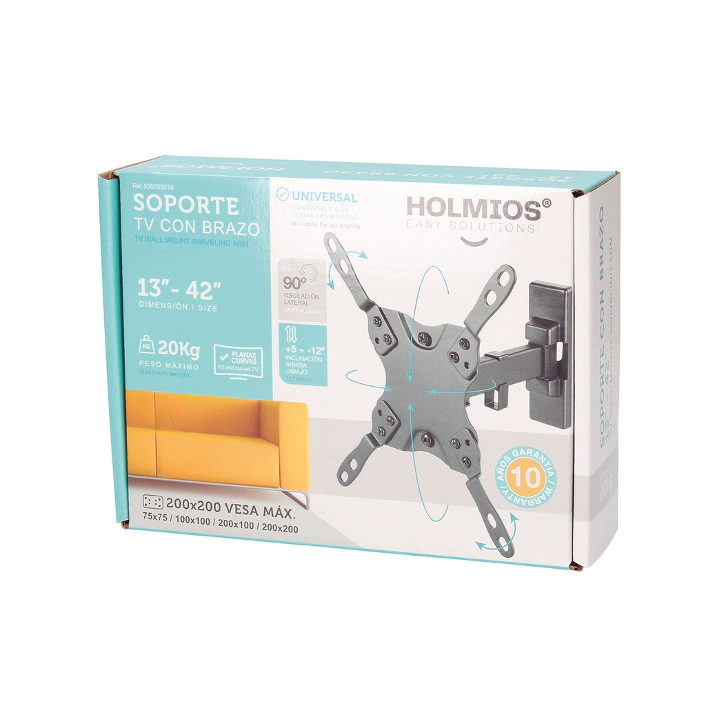 Soporte de TV con brazo 13" - 42"