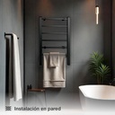 Toallero eléctrico 2 en 1 Hadim Máx. 100W Negro 
