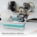 Escurreplatos plegable