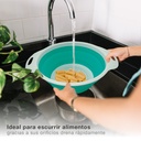 Escurridor con asas plegable Ø19,5cm