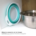 Escurridor con asas plegable Ø19,5cm